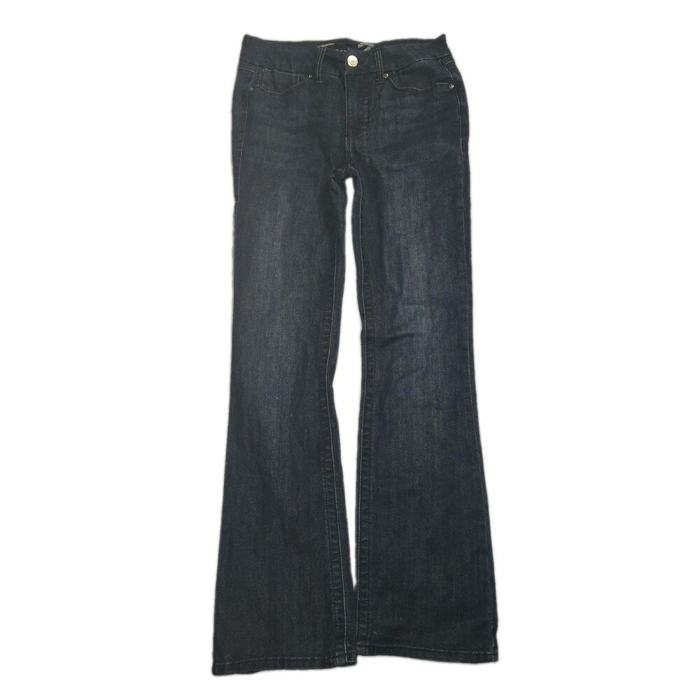 Seven7 Dark Wash Women Sz 6 Tummyless High Rise Boot Jeans
